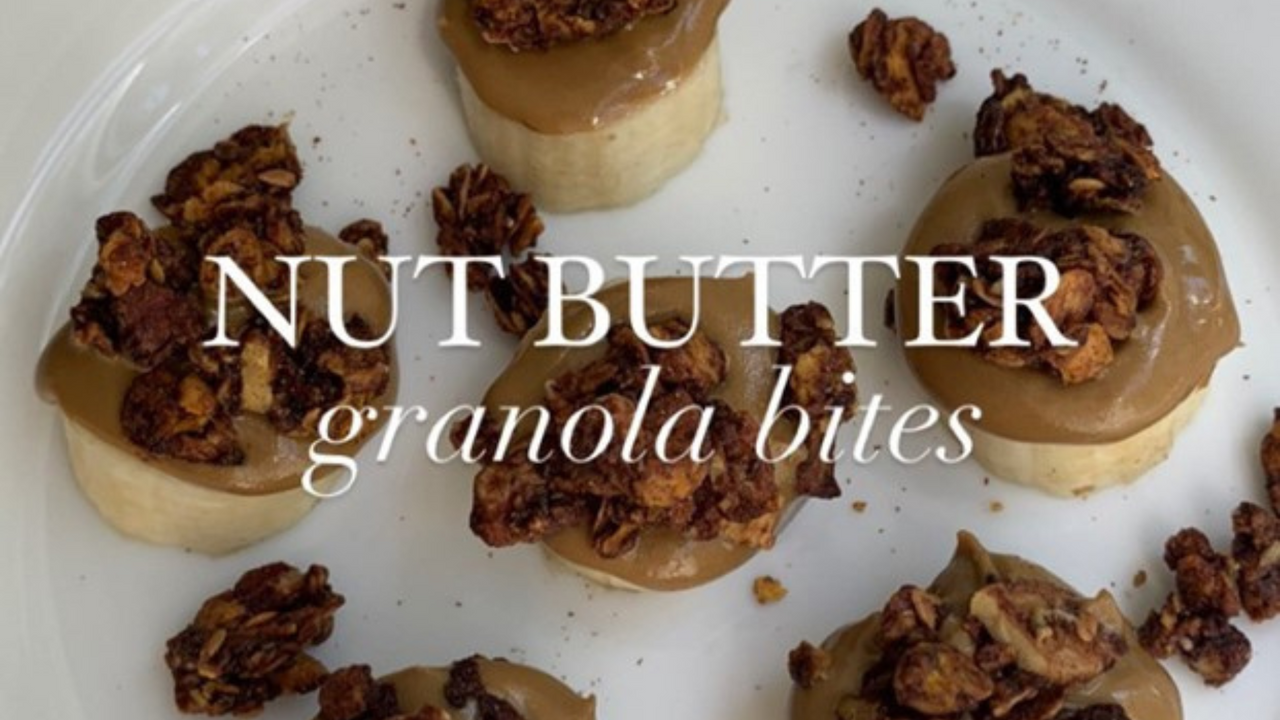 3 Ingredient Granola Bites!