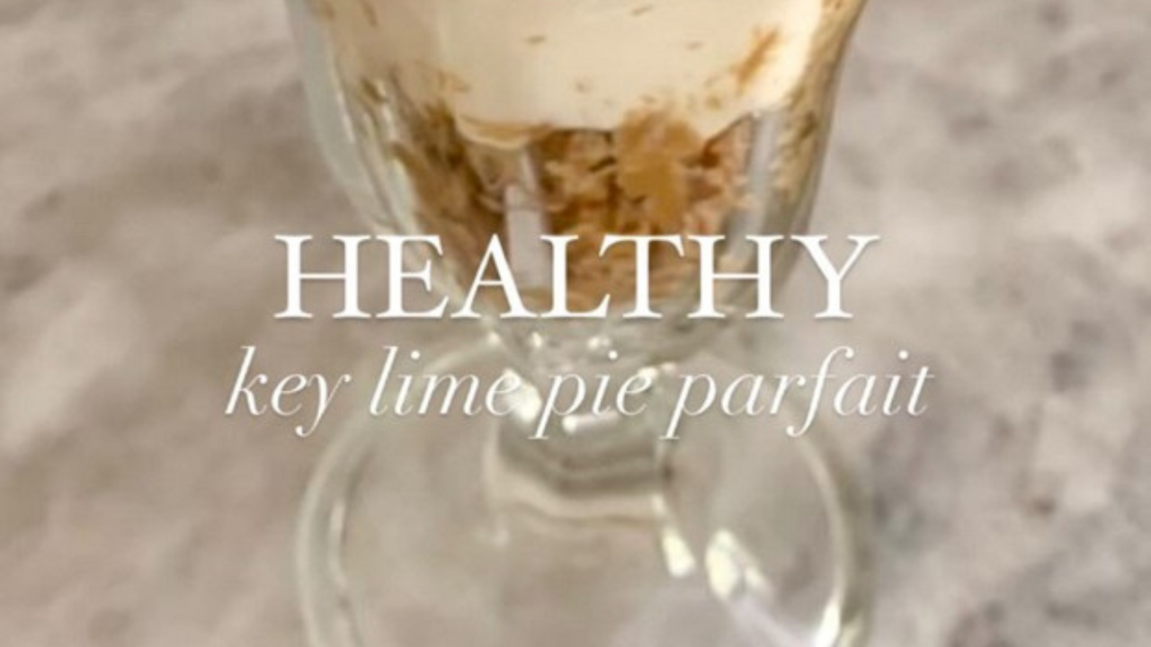 Healthy Key Lime Pie Parfait
