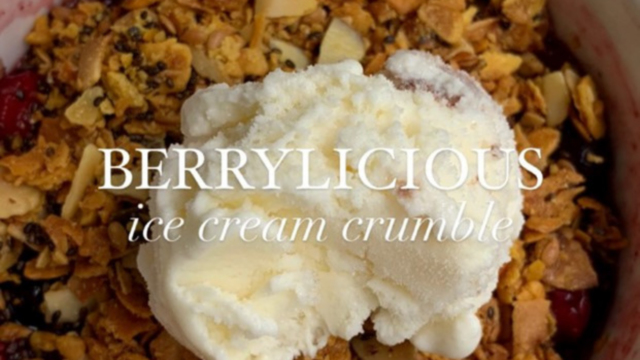 Berrylicious Ice Cream Crumble Recipe