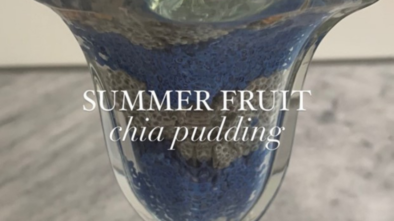 Summer Fruit Chia Pudding Recipe