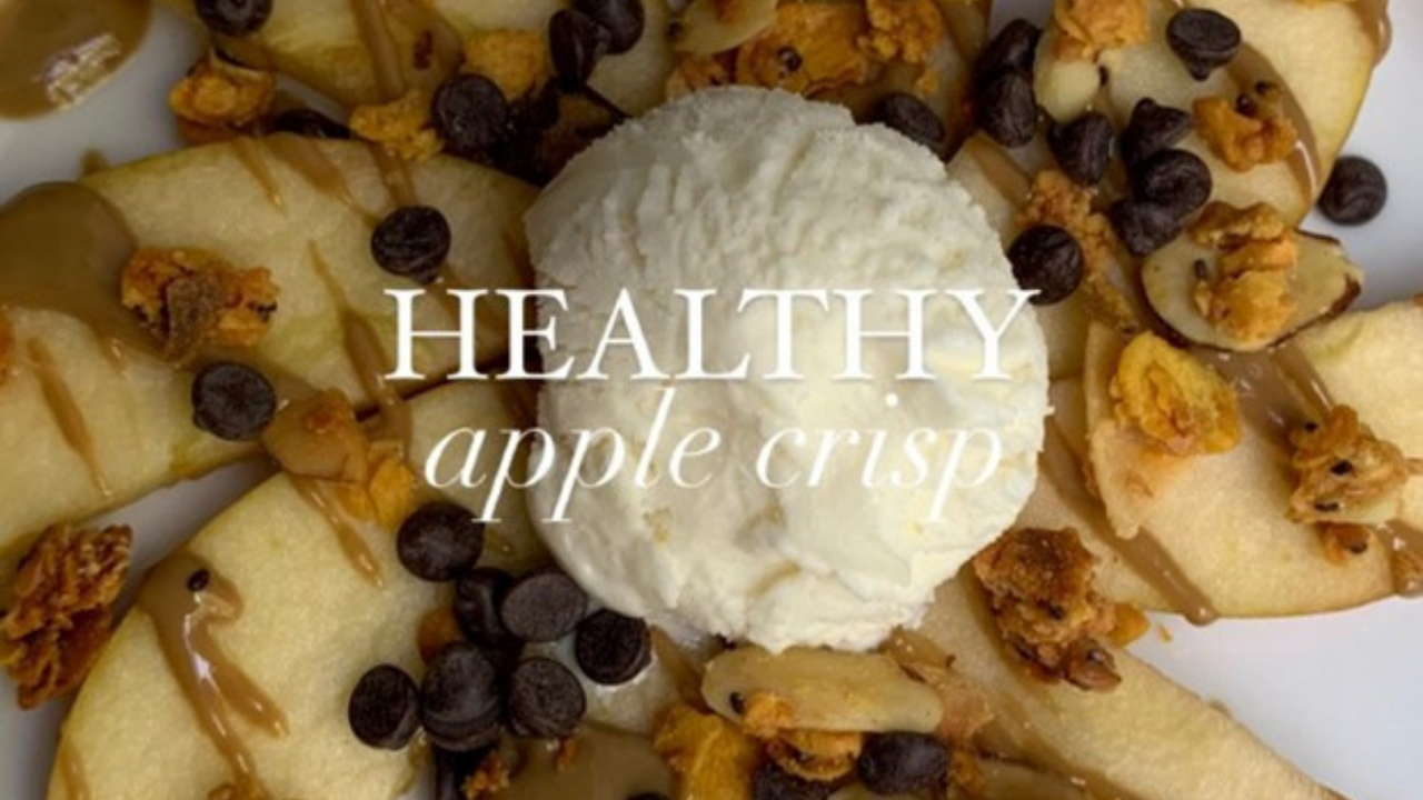 5 Ingredient Healthy Apple Crisp!