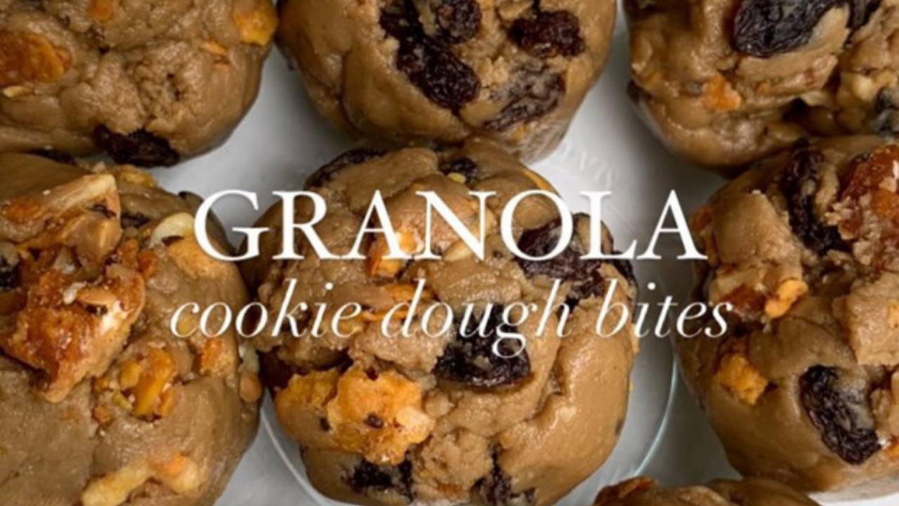 Granola Cookie Dough Bites Recipe