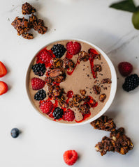 chocolate-granola-healthy-protein