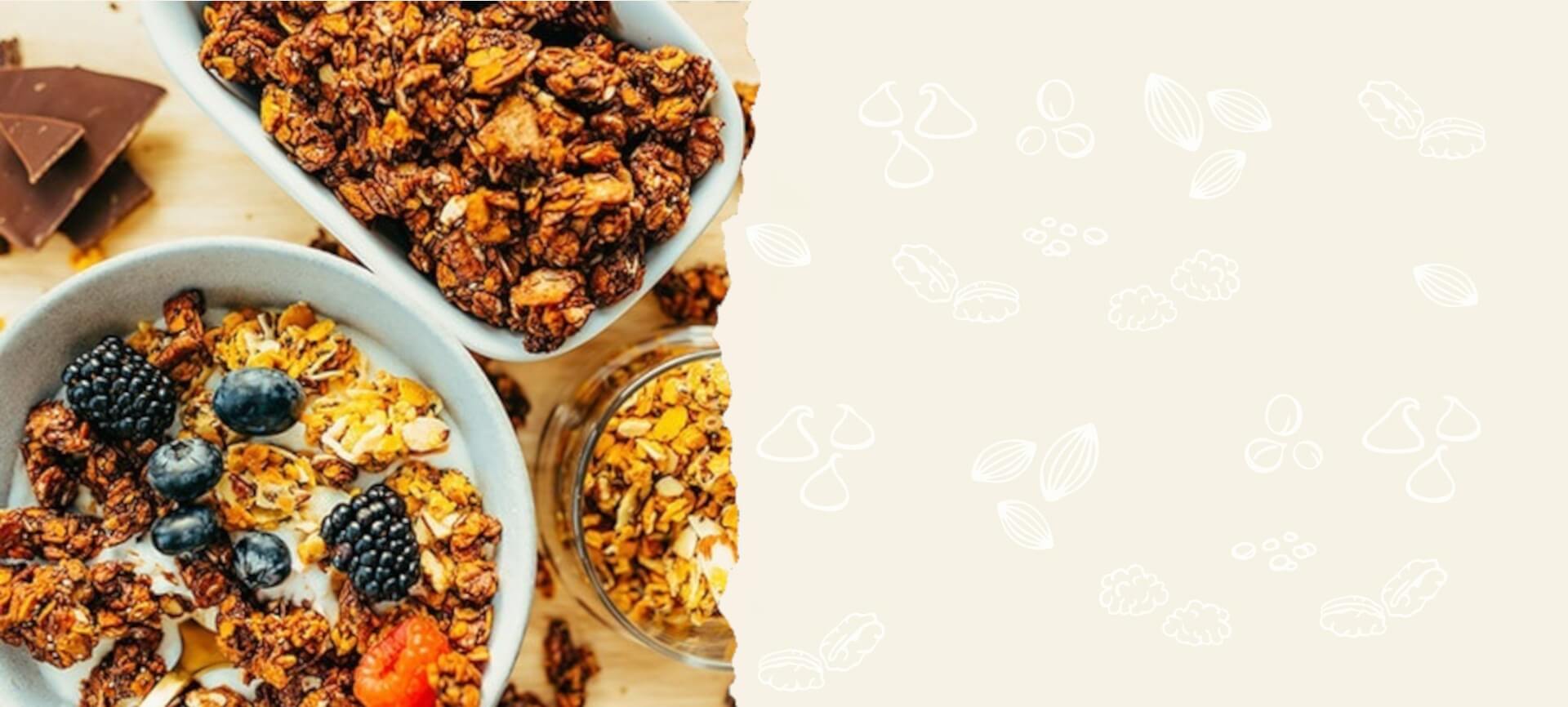 granola-gluten free-grain free-keto-low calorie